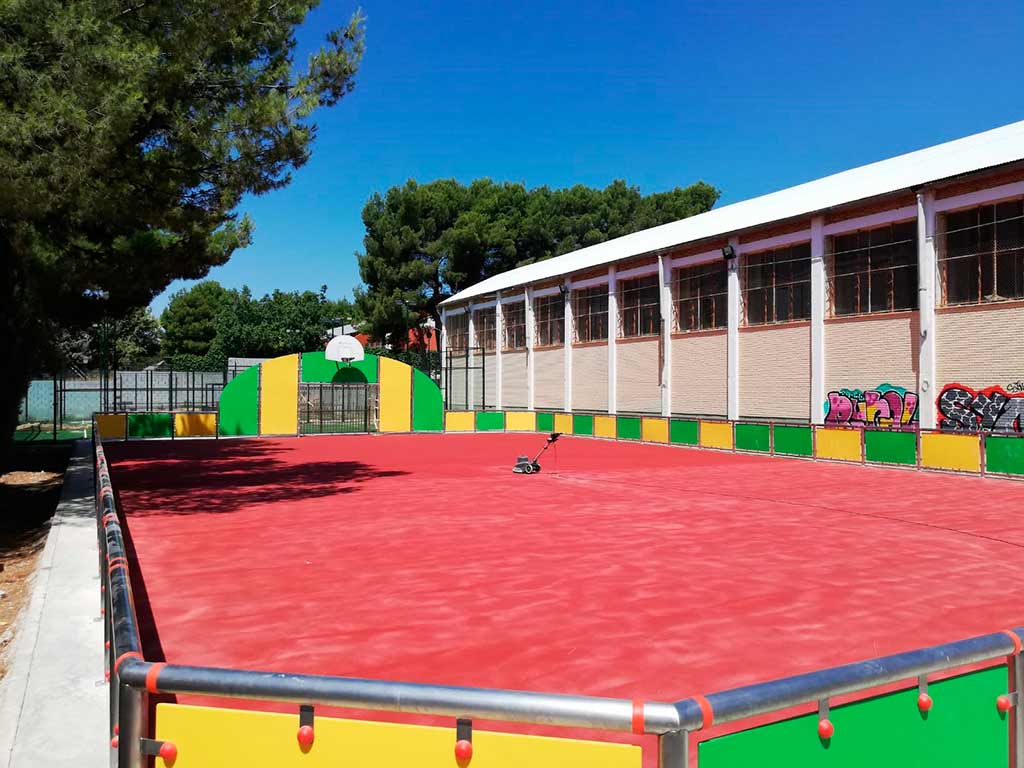 Pavimentos deportivos para colegios