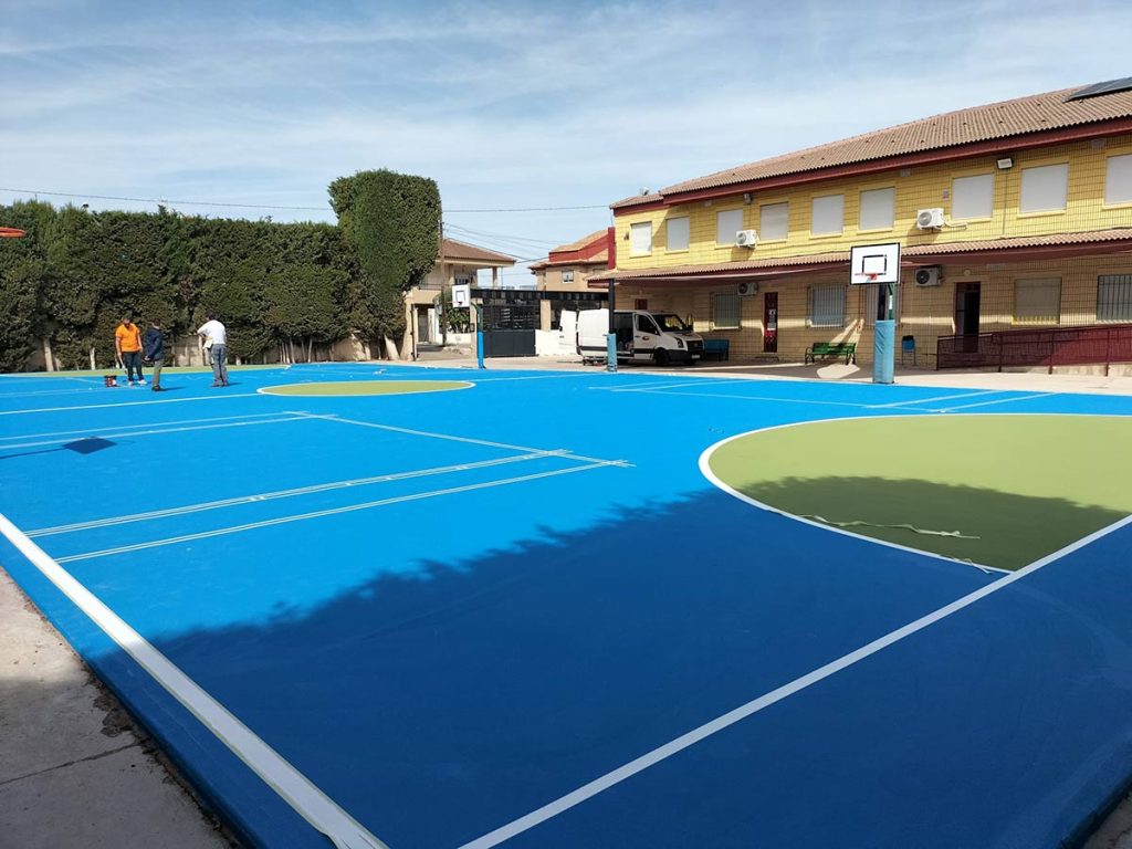 Pavimentos deportivos para colegios